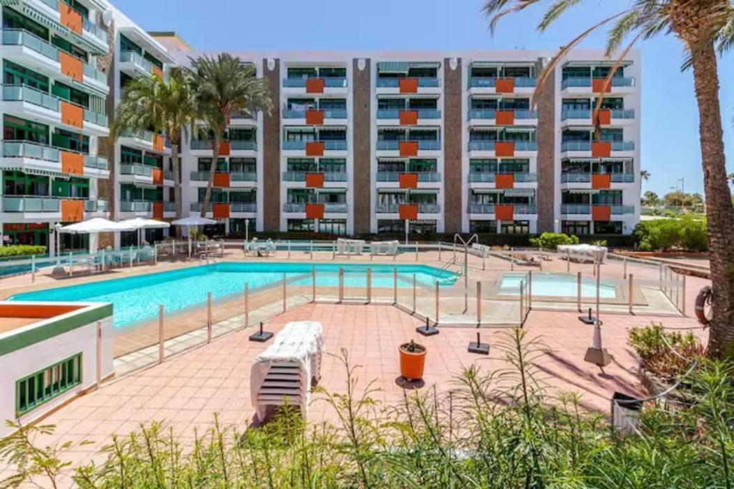Fm Beach Home - Renovated Apartment With Swimming Pool Near Maspalomas Dunes & Beach Плая дел Инглес Екстериор снимка